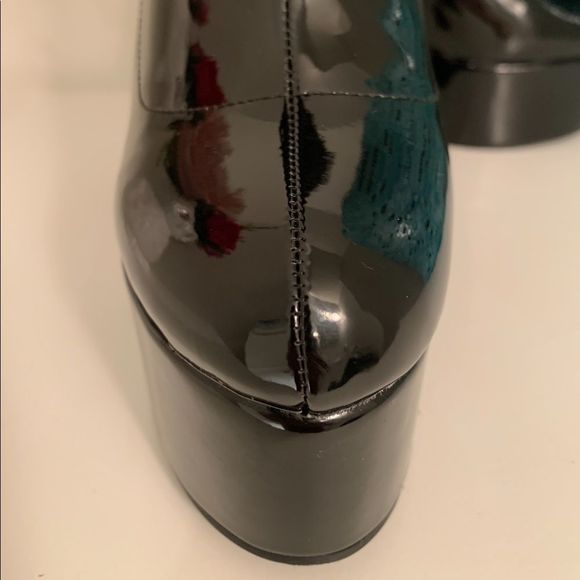 Black Platform Lace-Up Boots brand new never worn unfortunately too small for me - Picture 8 of 16